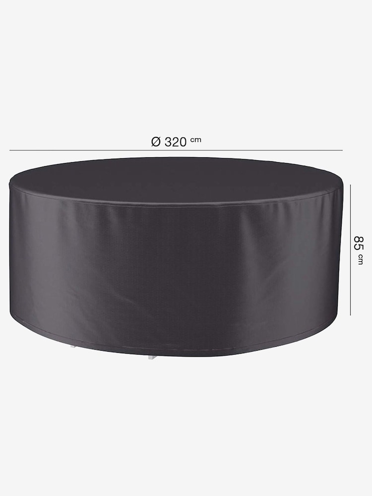 Pacific Grey Garden Set Breathable & Rip Proof Round Aerocover - Image 2 of 3