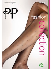 Pretty Polly 2 Pack Black Fishnet Tights & Sparkle Spot Tights - Image 6 of 8