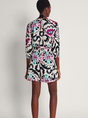 Monsoon Black Print Avelle Playsuit - Image 2 of 5