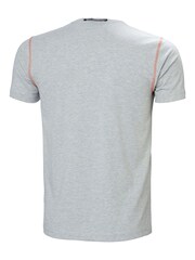 Helly Hansen Grey Oxford 100% Cotton T-Shirt - Image 4 of 4