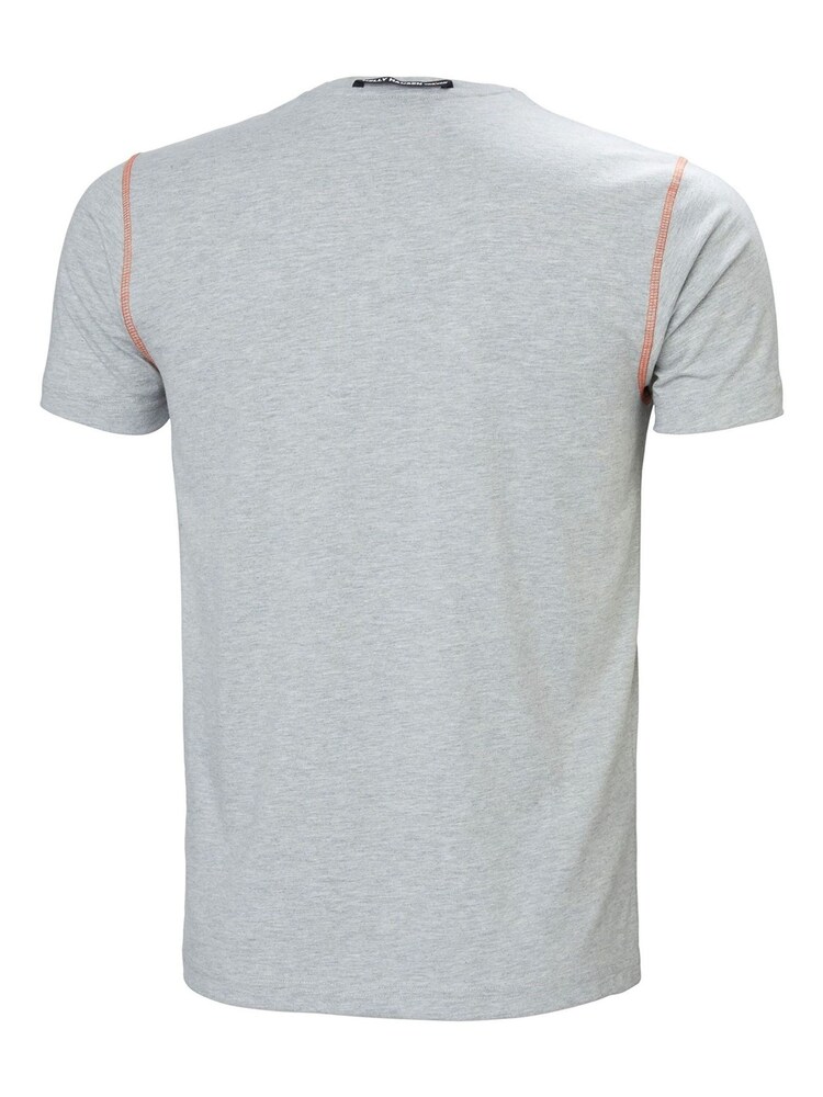 Helly Hansen Grey Oxford 100% Cotton T-Shirt - Image 4 of 4