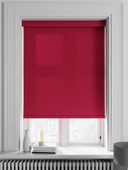 Ruby Red Asher Made To Measure Light Filtering Roller Blind - Image 1 of 5