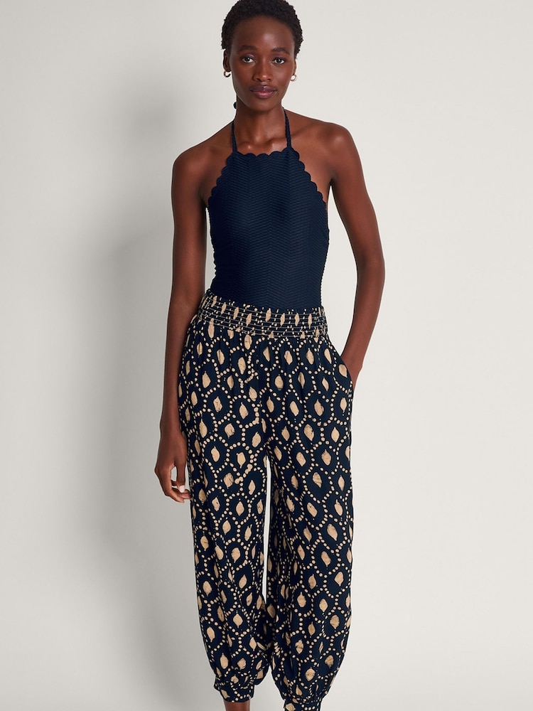 Monsoon Una Scallop Swimsuit - Image 1 of 5