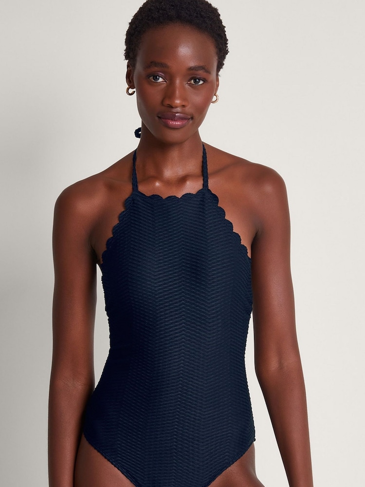 Monsoon Una Scallop Swimsuit - Image 2 of 5