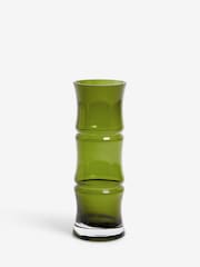 Rockett St George Green Small Bamboo Vase - Image 2 of 3