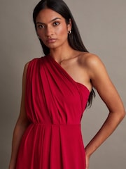 Monsoon Red Thea Multiway Bridesmaid Dress - Image 5 of 6