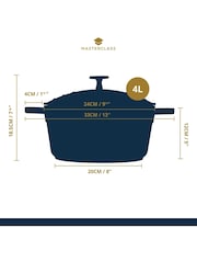 MasterClass Grey Casserole Dish 4L - Image 4 of 6