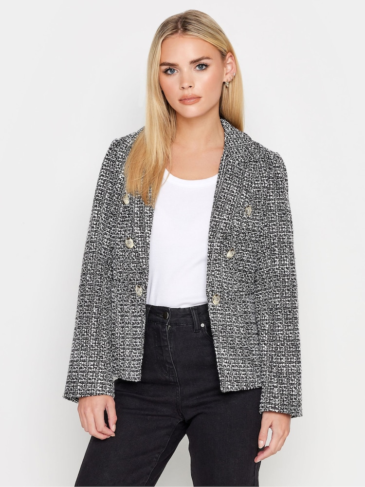PixieGirl Petite Black Boucle Blazer - Image 1 of 4