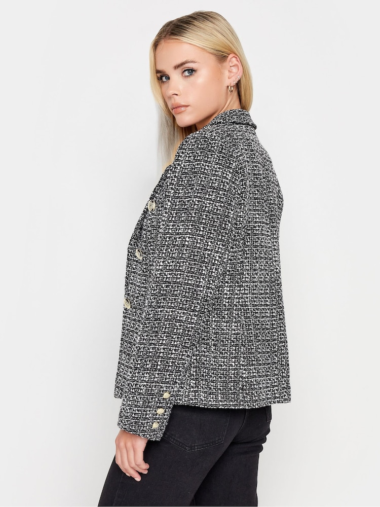 PixieGirl Petite Black Boucle Blazer - Image 2 of 4