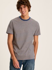 Joules Boathouse Navy Blue Jersey Crew Neck T-Shirt - Image 1 of 7