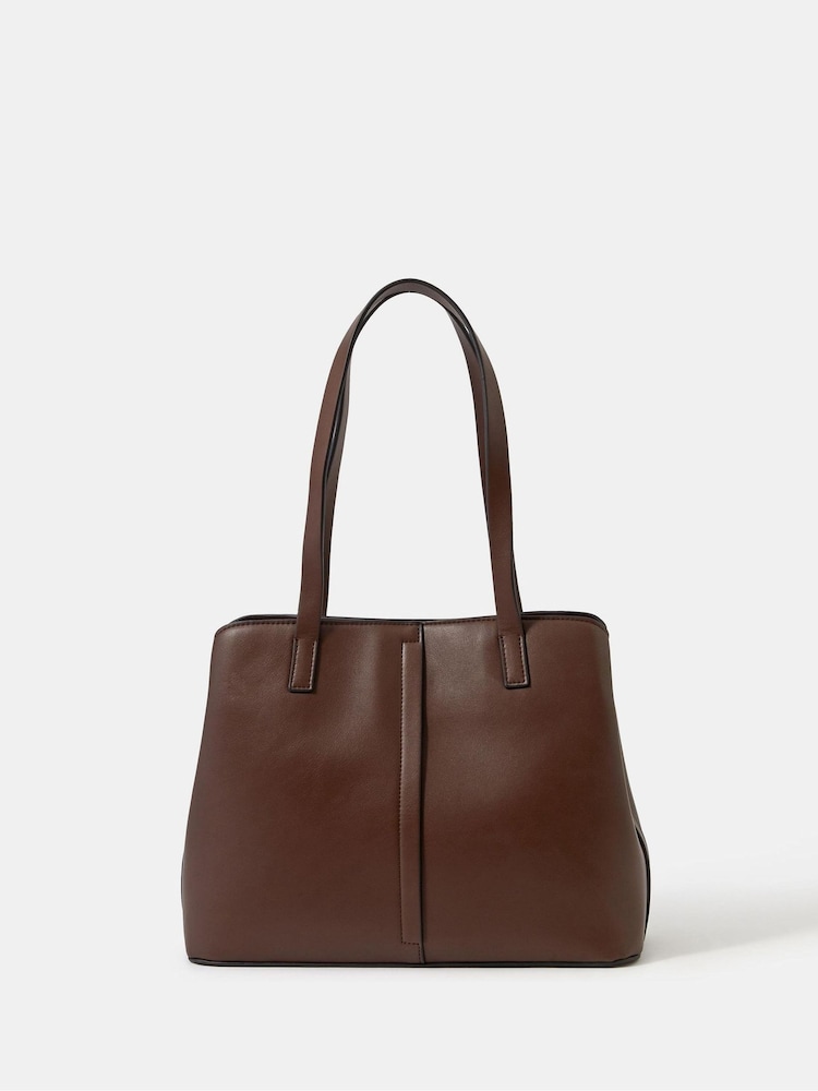 Accessorize Brown Webbing Strap Shoulder Bag - Image 1 of 3