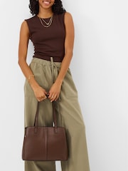 Accessorize Brown Webbing Strap Shoulder Bag - Image 3 of 3