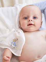 JoJo Maman Bébé 5-Pack Peter Rabbit Embroidered Muslins - Image 2 of 4