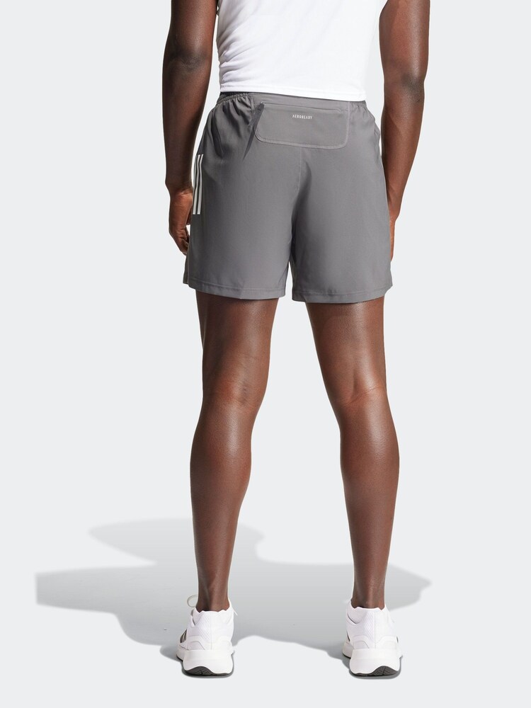 adidas Grey Own The Run Shorts - Image 2 of 5 adidas Grey Own The Run Shorts - Image 2 of 5