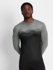 Tog 24 Charcoal Grey Snowdon Thermal Saga T-Shirt - Image 4 of 8