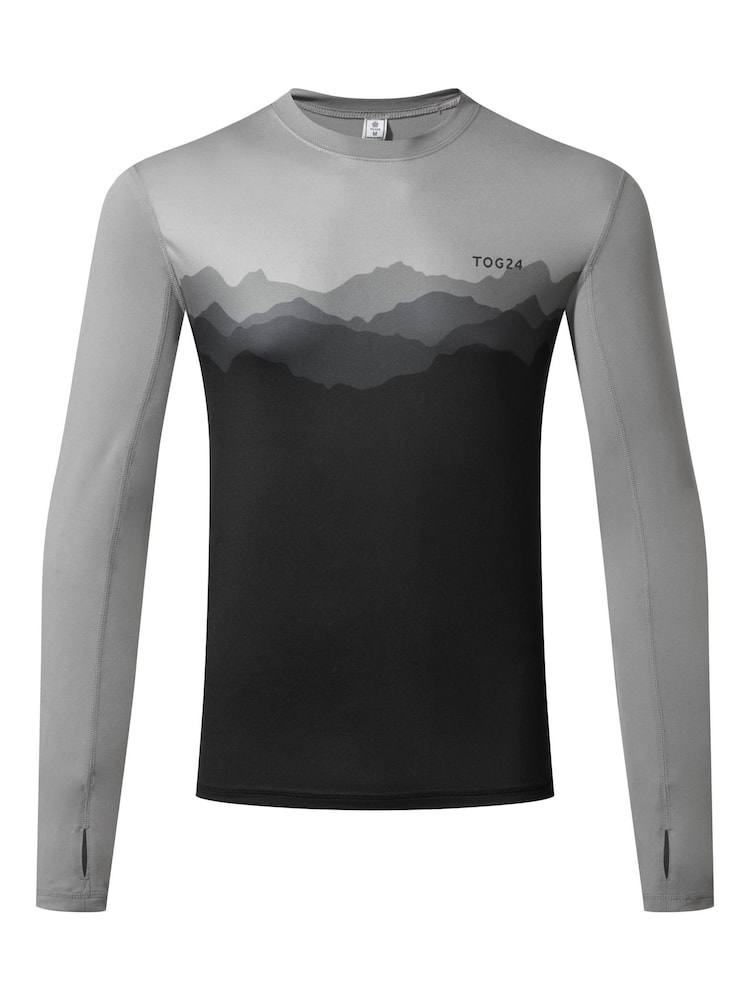 Tog 24 Charcoal Grey Snowdon Thermal Saga T-Shirt - Image 8 of 8