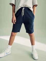 Blue 1 Pack Basic Jersey Shorts (3-16yrs) - Image 1 of 4