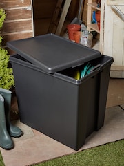 Wham Black 154L Plastic Storage Box and Lid - Image 2 of 5