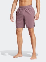 Lila - Adidas Solid CLX klassiska simshorts - Bild 1 av 6