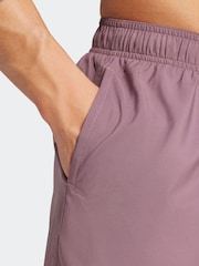Lila - Adidas Solid CLX klassiska simshorts - Bild 3 av 6