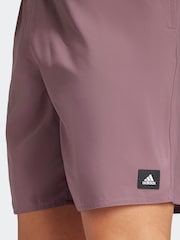 Lila - Adidas Solid CLX klassiska simshorts - Bild 4 av 6