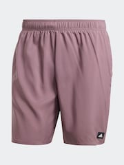 Lila - Adidas Solid CLX klassiska simshorts - Bild 6 av 6