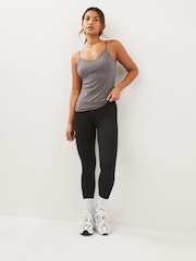 Grey V-Neck Thin Strap Vest - Image 2 of 6