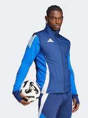 adidas Blue Tiro 24 Football Winterized Vest Gilet - Image 3 of 7