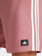 adidas Red Adicolor Essentials Solid Swim Shorts - Image 4 of 6