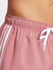 adidas Red Adicolor Essentials Solid Swim Shorts - Image 5 of 6