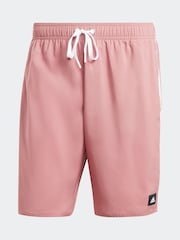 adidas Red Adicolor Essentials Solid Swim Shorts - Image 6 of 6