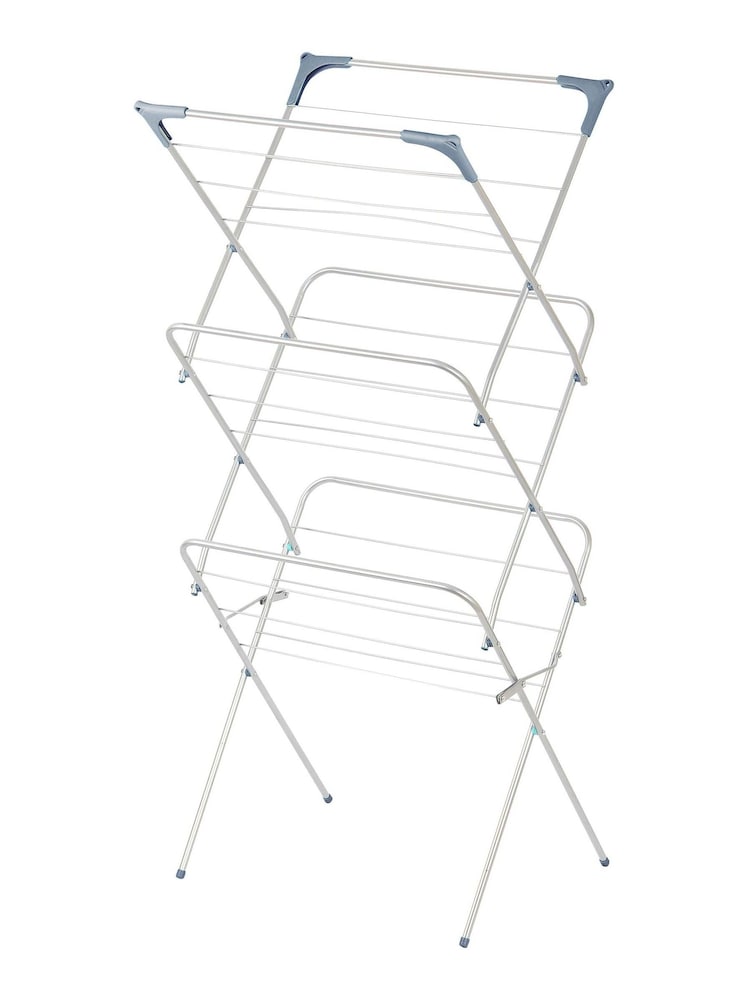 Our House Grey 3 Tier Clothes Airer - Image 4 of 4