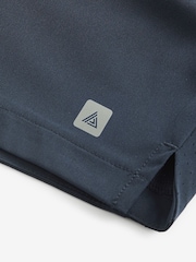 Navy Blue 7 Inch Active Gym Sports Shorts - Image 11 of 13