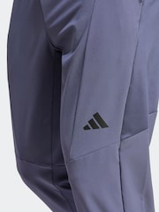 adidas Blue Designed for Training Hybrid Joggers - Image 4 of 6