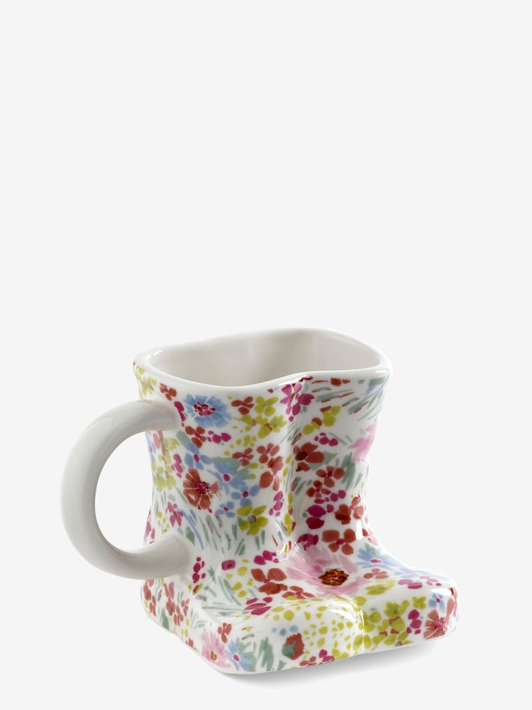 Pink Floral Welly Mug - Image 3 of 3