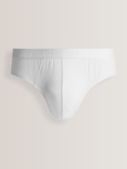 White 4 pack Cotton Rich Briefs - Image 2 of 5
