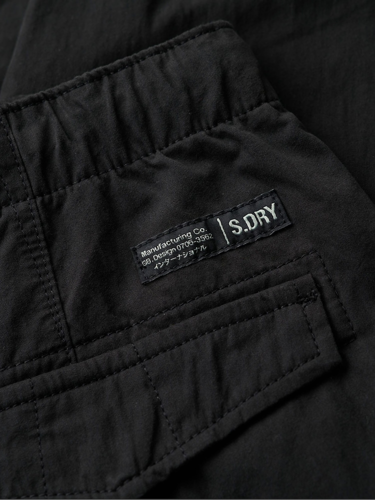 Черный - Брюки Superdry Parachute Grip - Изображение 8 из 8