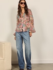 BHOEM Multi Ruffle Long Sleeve Floral Blouse - Image 5 of 5