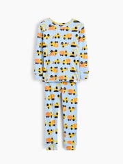 Gap Blue Brushed Cotton Construction Truck Pyjamas Set (6mths-5yrs) - Image 1 of 2