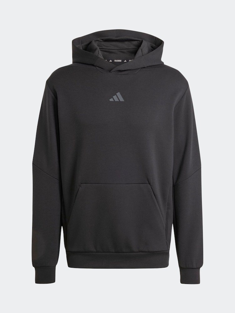 adidas Black Designed for Training Hoodie - Image 7 of 7