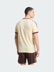 adidas Originals Yellow 3-Stripes T-Shirt - Image 2 of 5