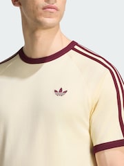 adidas Originals Yellow 3-Stripes T-Shirt - Image 3 of 5