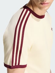 adidas Originals Yellow 3-Stripes T-Shirt - Image 4 of 5