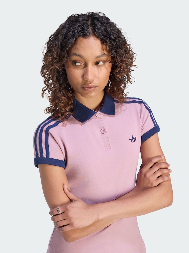 adidas Originals 3-жолақты поло жейдесі - 5суретінің 2 суреті