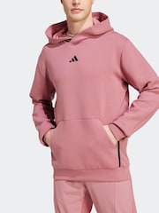 adidas Red Designed for Training Hoodie - Image 4 of 7