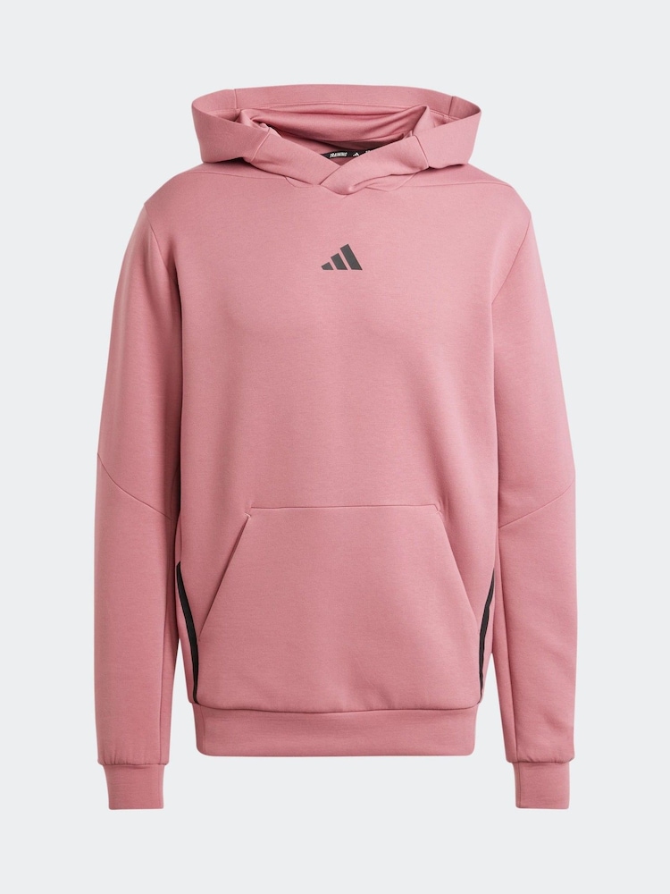 adidas Red Designed for Training Hoodie - Image 7 of 7