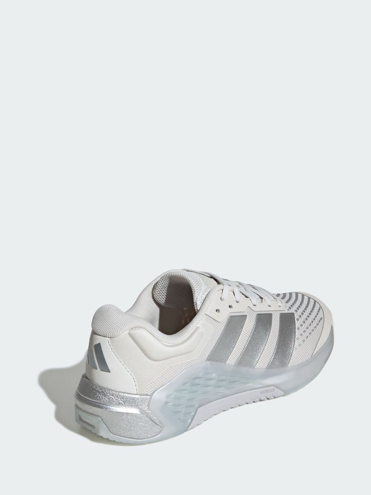 adidas Grey Dropset 4 Training Shoes - Image 2 of 4