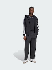 adidas Originals Black Adicolor Oversize Full-Zip Hoodie - Image 1 of 5