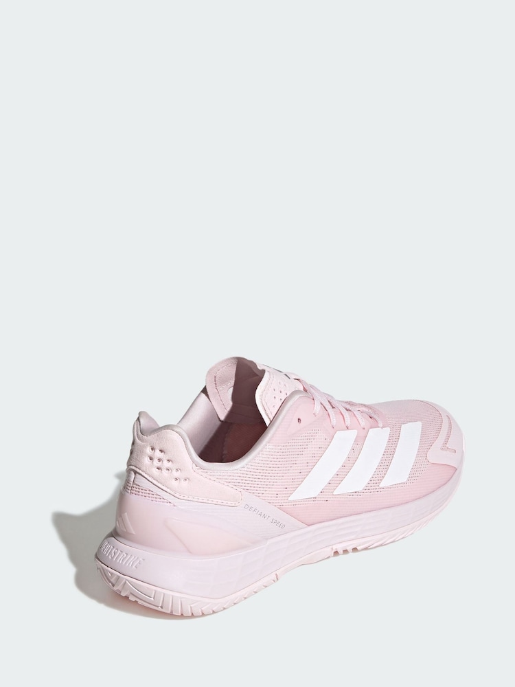 adidas Pink Defiant Speed 2 Tennis Shoes - Image 2 of 4 adidas Pink Defiant Speed 2 Tennis Shoes - Image 2 of 4