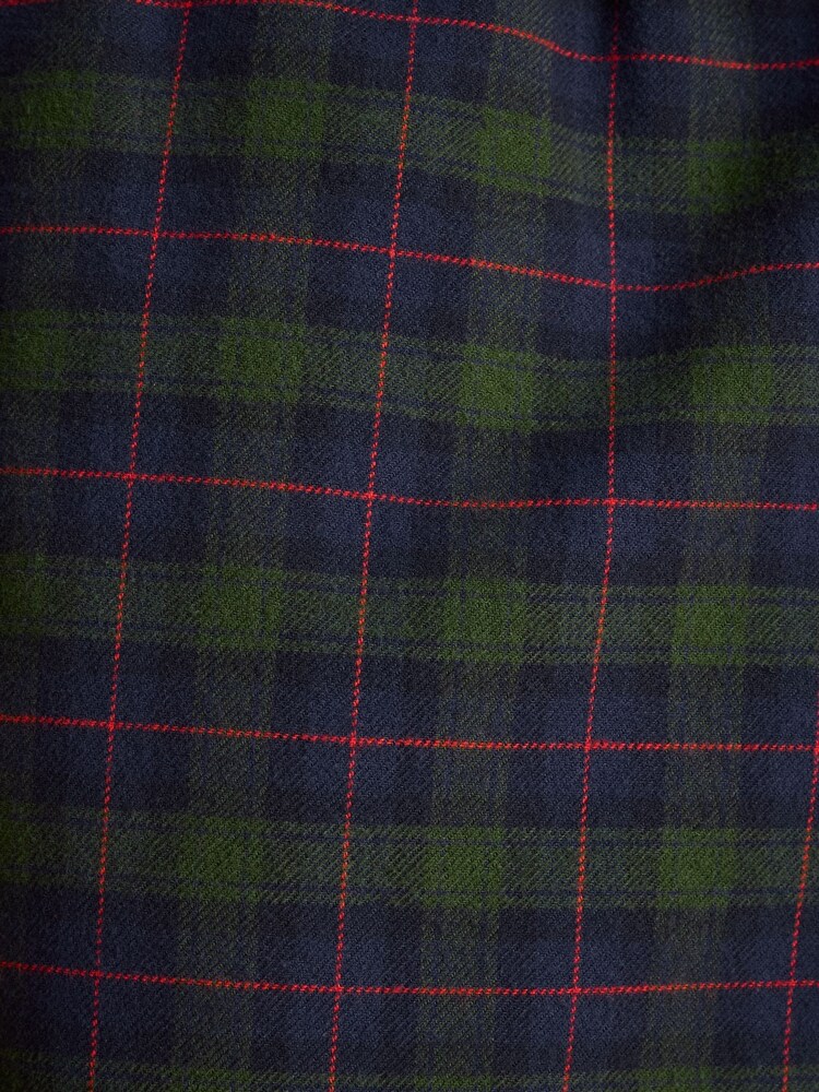 Joules Sleeper Green/Navy Checked Pyjama Bottoms - Image 7 of 7
